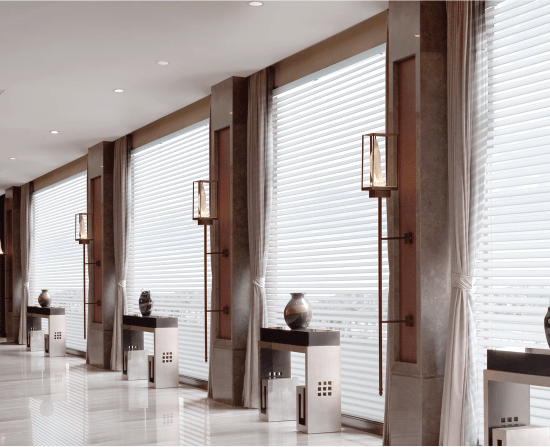 Custom commercial window treatment