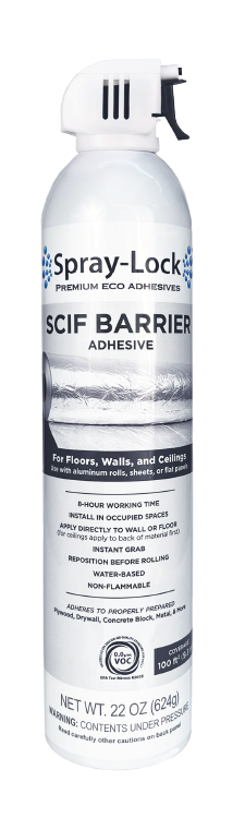Spraylock_Scif_barrier Spray-Lock SCIF Barrier Adhesive