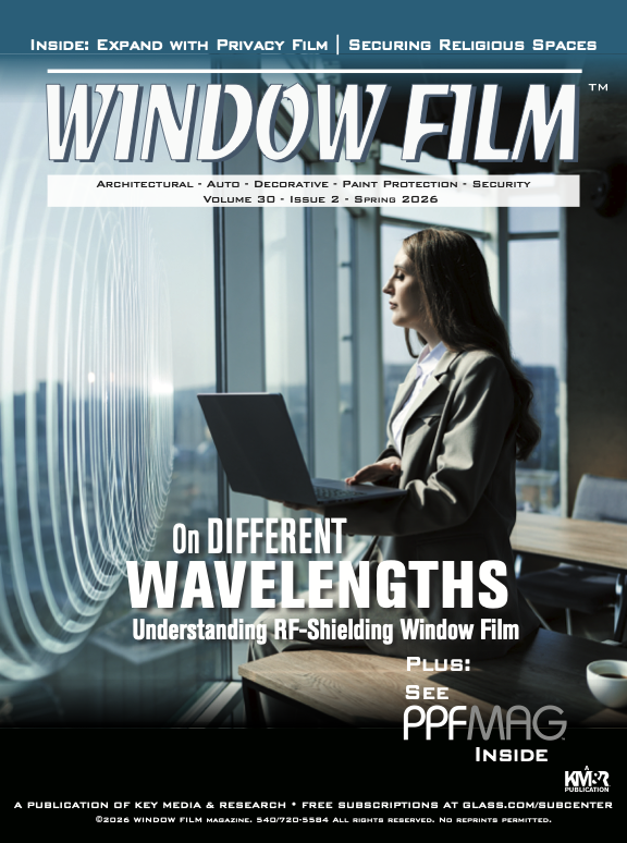 WF Spring Cover Window film magazine cover featuring signals defense