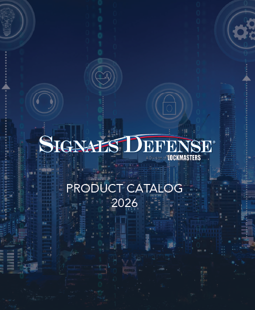 Signals Defense Product Catalog button